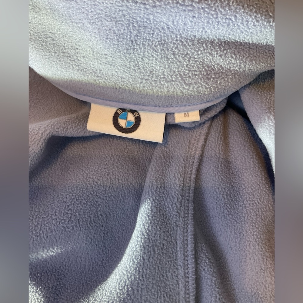 BMW fleece zip up jacket. Ladies